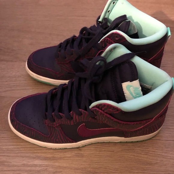 dunk hi skinny print